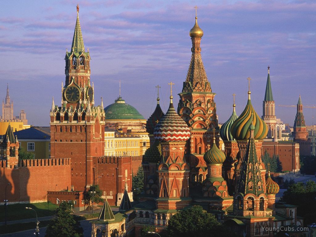 St. Basil's Cathedral and Kremlin, Moscow, Russia